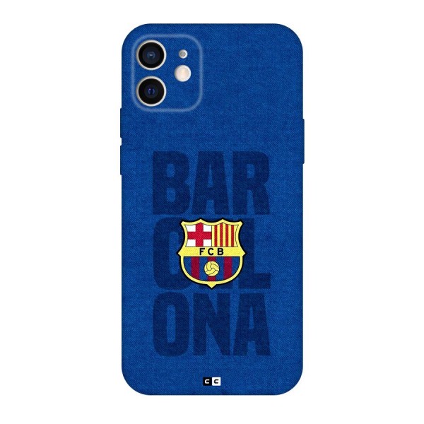 Barcelona Typography Back Case for iPhone 12 Pro